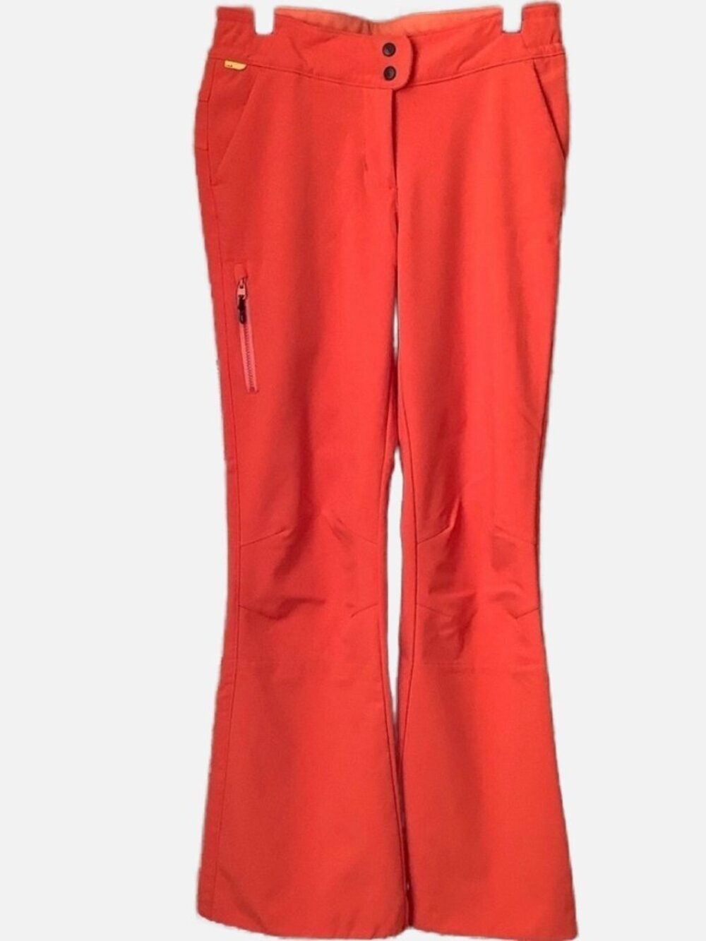 LOLE Softshell Fleece Lined Snow Pants Ski Orange M